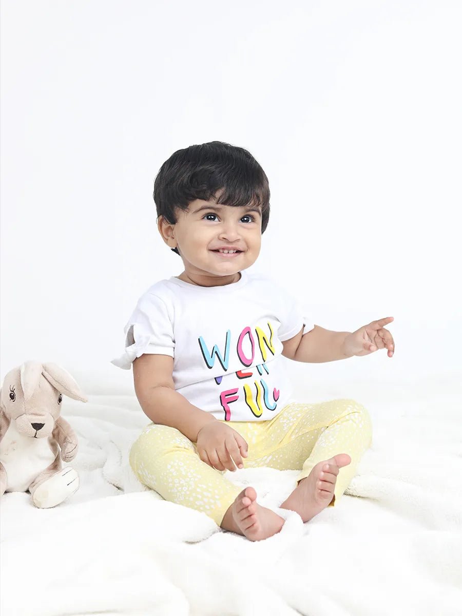 Wonderful graphic tee for baby girl