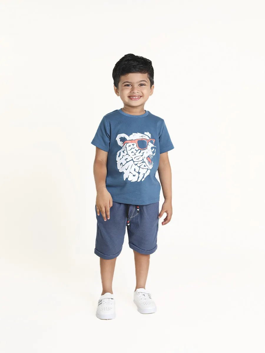 Blue denim shorts  for baby