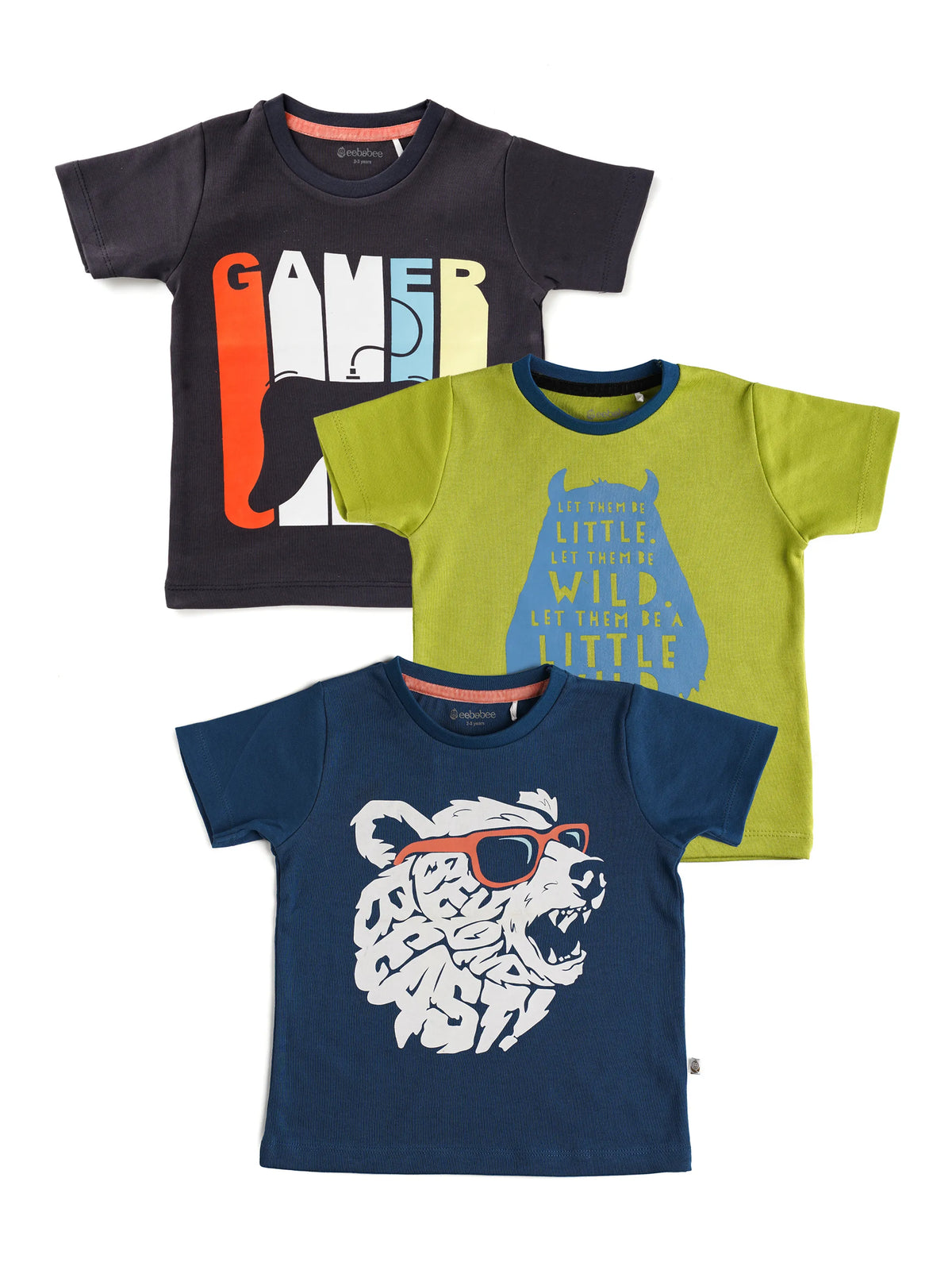 BOYS GRAPHIC TEE 3 PCS